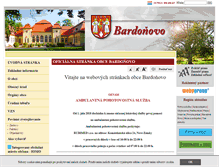 Tablet Screenshot of obecbardonovo.sk